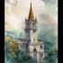 draw original watercolor landscape or architecture art
