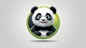 design panda mascot logo with my own creative thinking