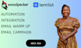 set up lemlist and woodpecker for cold email outreach and deliverability