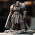 draw a warhammer 40k character art