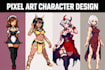 draw nsfw pixel art sprite character lewd animation game art 2d rpg maker