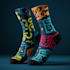 make a custom and pattern socks design