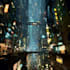 do a cyberpunk futuristic city art