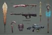 design unique weapons illustrations