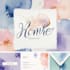 design a watercolor logo and brand kit