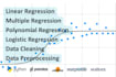 build a regression model using python for your data