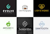 do luxury modern minimalist business logo design with unlimited revisions