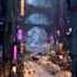 drawing a cyberpunk futuristic city art