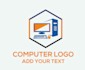 design professional computer logo