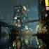 illustrate a cyberpunk futuristic city art