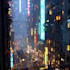 make a cyberpunk city