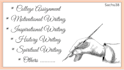 handwrite anything in my cursive handwriting or text styles