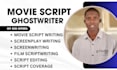 write movie script, screenplay, screenwriting, feature film script, tv series