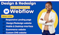 design redesign modern responsive webflow website