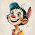 draw disney cartoon style character design