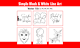 make a wonderful silhouette line art illustration