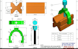 design custom printable 3d cad model papercraft template PDF affirmation cards