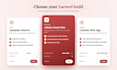 build a custom laravel website with admin panel and database