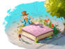 do cartoon book illustrations and children book cover