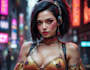 create cyberpunk character art