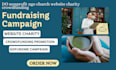 do nonprofit ngo church website charity crowdfunding promotion gofundme campaign