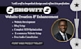 redesign and design showit website, template, showit customization and update