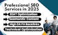 optimize aeo, GEO, aio, on page and technical SEO with high authority backlinks