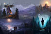 create concept art and illustration on any topic
