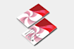 create business card you tube thumbnails, facebook post design