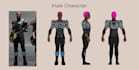 create superhero, scifi, fantasy character design