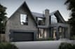 exterior design, sketchup 3d model and render