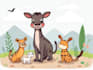draw animals cartoon c