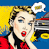 draw pop art or roy lichtenstein style