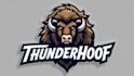 design bison mascot logo within 1 day