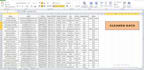 excel data cleaning, formatting, and remove duplicates professionally