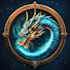 make a medieval fantasy game, rpg, mmo game logo