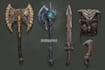design unique weapons illustrations