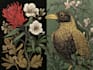 draw an animal and botanical illustration