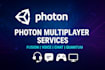 create unity multiplayer games using photon fusion, voice, chat, and quantum