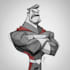 draw illustration caricature superhero