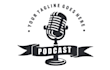 a professional custom modern podcast logo design
