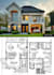 design modern 3d house and architectural floor plans