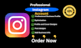 create and setup facebook, instagram or youtube business account