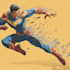 create comic book illustration, comic page, comic panel