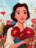 create unique artistic illustrations in disney cartoon style