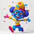 design a 2d cartoon character