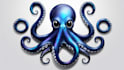 do awesome octopus, pate, animal mascot logo