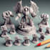 create a space marine warhammer head weapon  printing