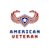 design patriotic logo with satisfaction guaranteed