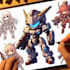 draw mecha helmet, weapon, armor concept